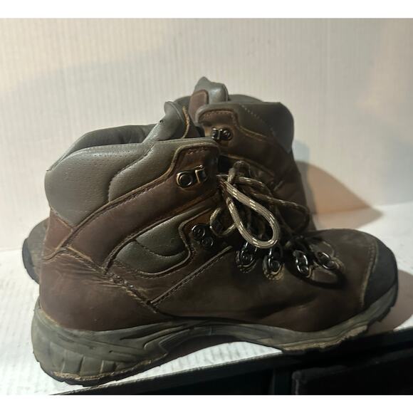 Vasque St Elias GTX Hiking Boots Size 10M Brown Leather Vibram GoreTex Women's - Picture 4 of 9